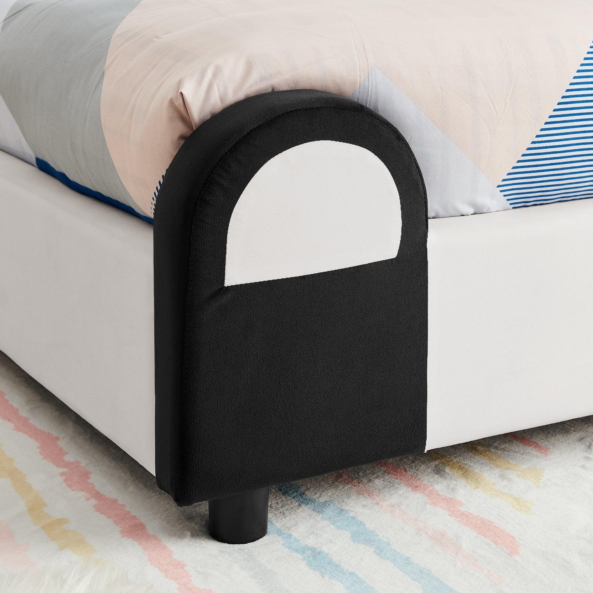 Twin Size Panda Kids Bed with Soft Padded Edges.
