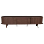 Mid Century Modern TV Stand for 70-Inch TVs with Power Outlet.
