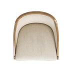 Cane Upholstered Oak Counter Stool - Charleston 27'.