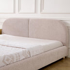 King Size Upholstered Bed Frame - Modern Minimalist Design.