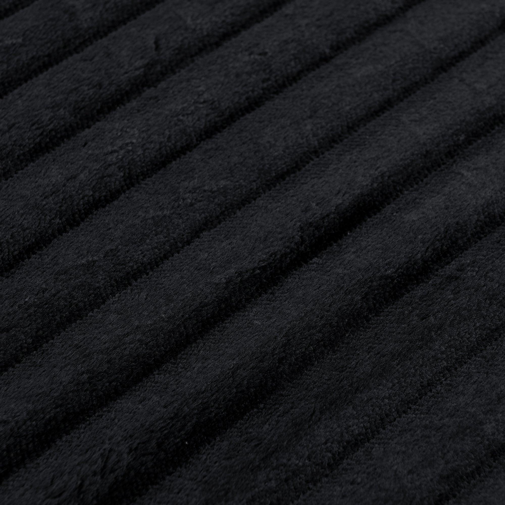 Modern Modular Sectional Sofa in Black.