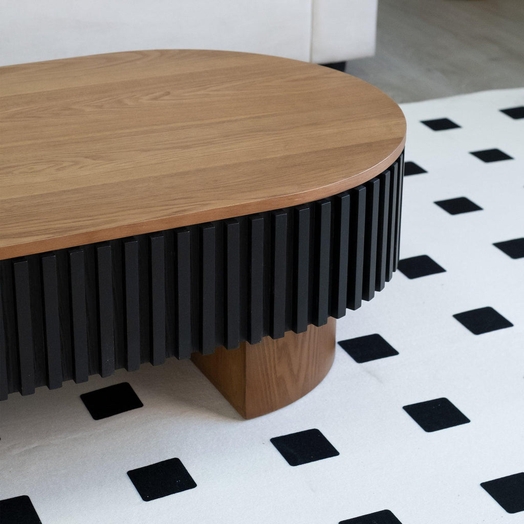 43.7" Modern Coffee Table with Hidden Storage - Perfect for Living Room.