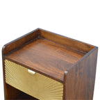 Manila Gold One Drawer nightstand.
