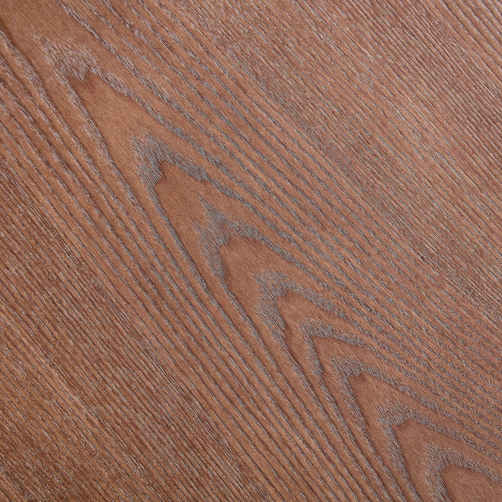 Walnut Round Coffee Table - 35.43 inch MDF with Wood Veneer.