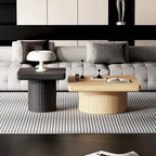 Modern Wood Nesting Coffee Table Set for Living Room.