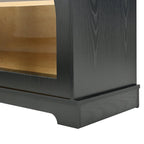 3-Piece Retro TV Stand Set with Bookshelf for Up to 70 TVs.