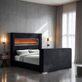 King Size Bed with TV Lift - Contemporary Design & Functionality.
