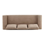 Algora 84.5 in. Modern Velvet Sofa for 3 Seating.