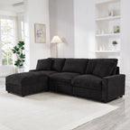 Modular Sectional Sofa with Storage for Living Room.