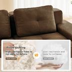 Modular Sectional Sofa for Living Room - 6-Seater V Shaped Couch.