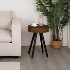 15.7-inch Round Side Table for Compact Spaces.