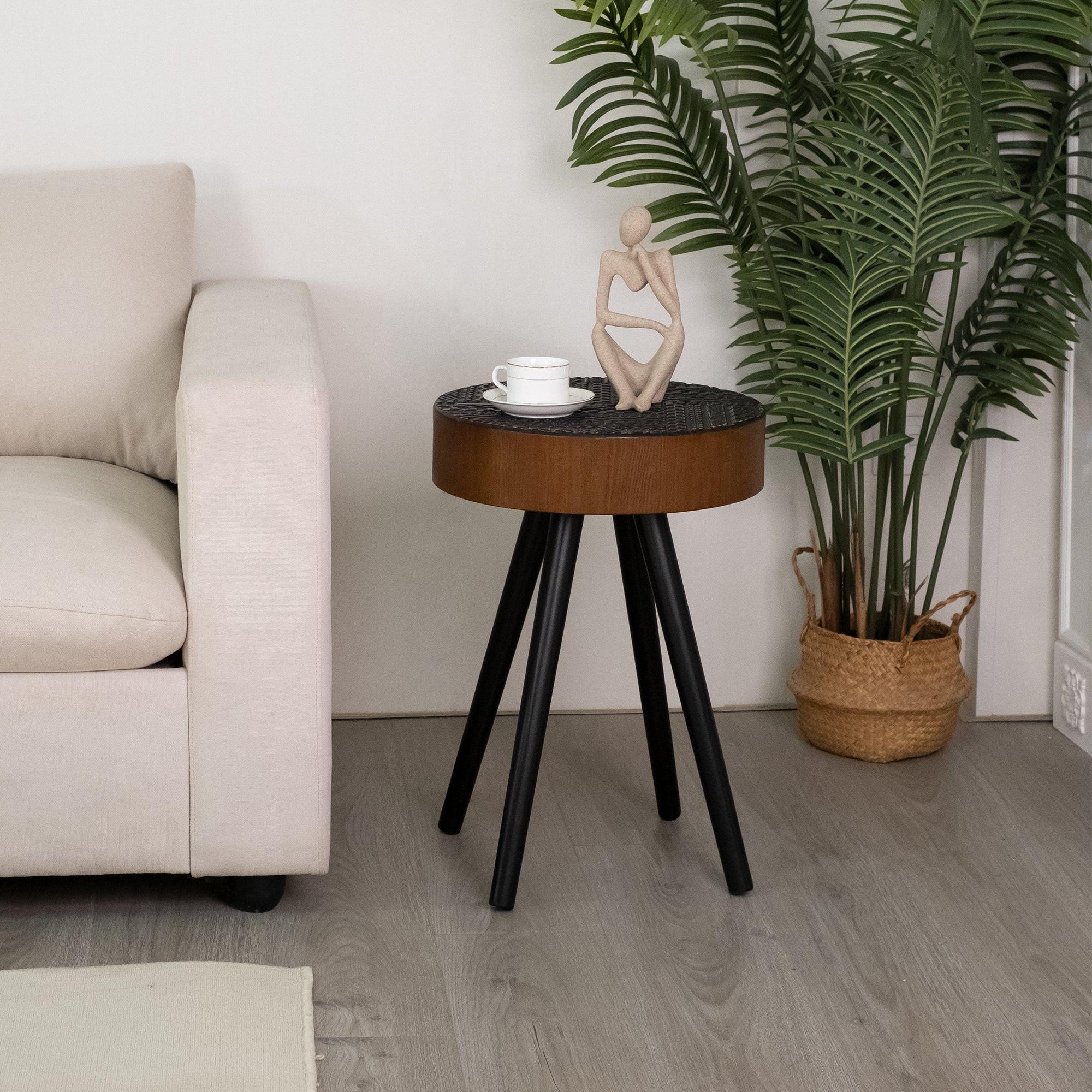 15.7-inch Round Side Table for Compact Spaces.