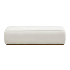 Beige Grainy Footstool for Modern or Nordic Home.