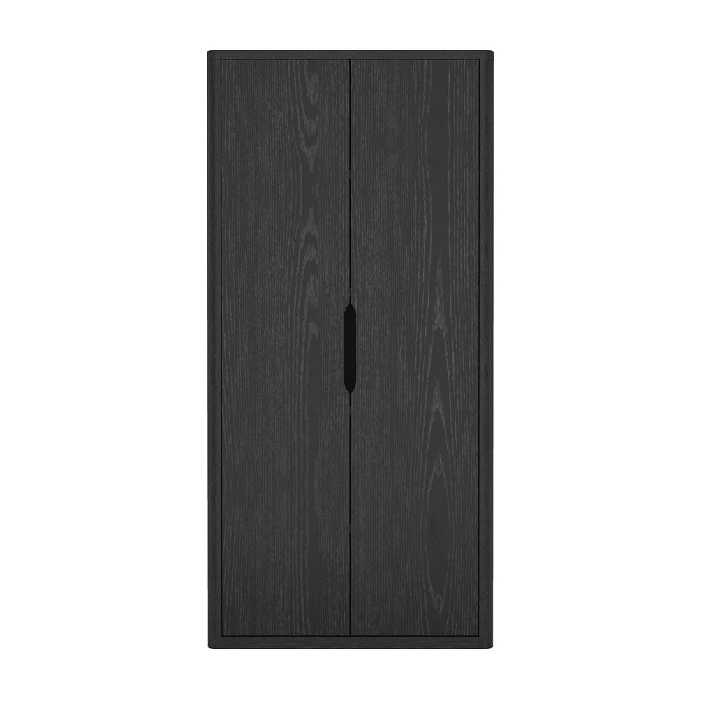 Rivington 38' Bookcase Cabinet in Black