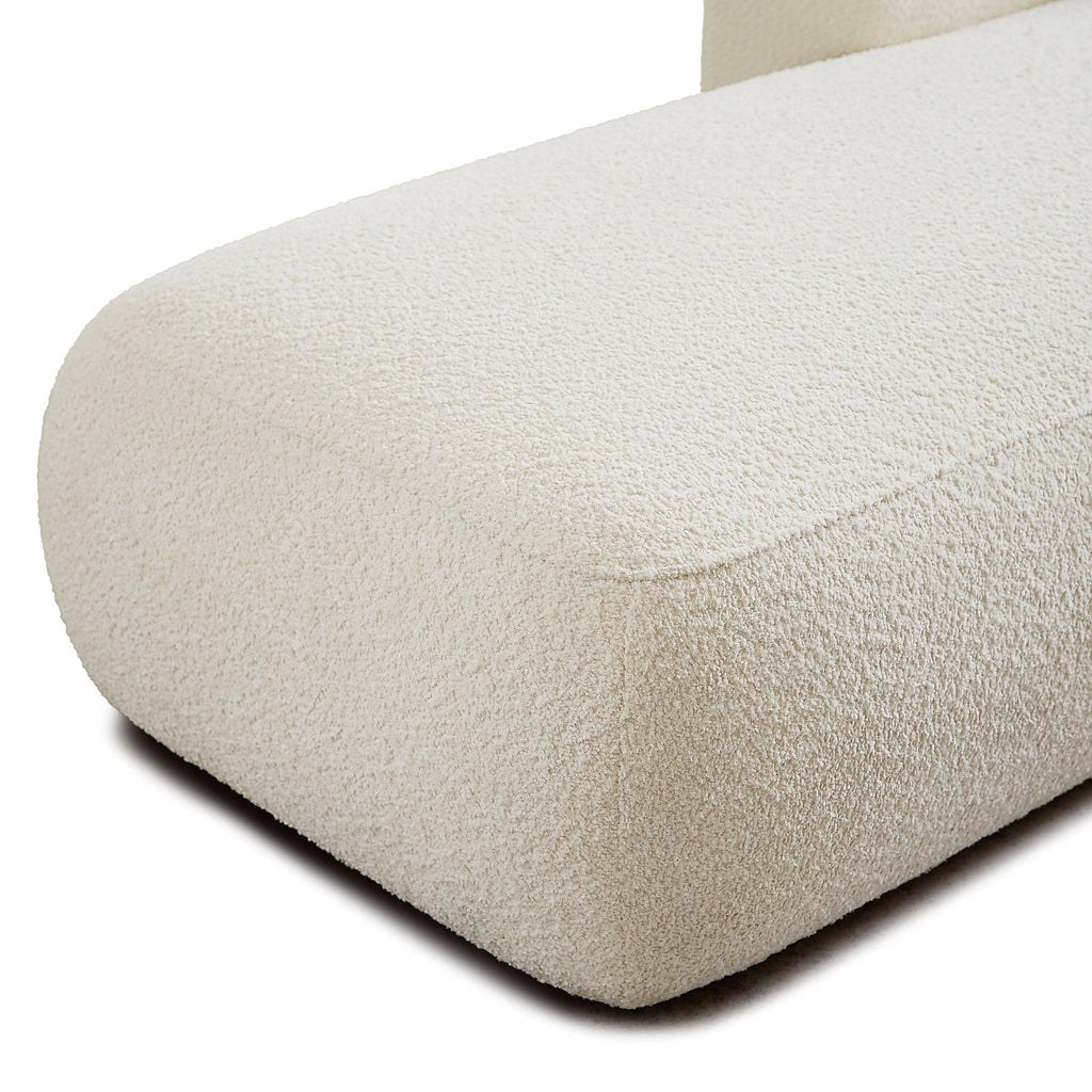Stylish Upholstered Chaise Lounge for Relaxation.