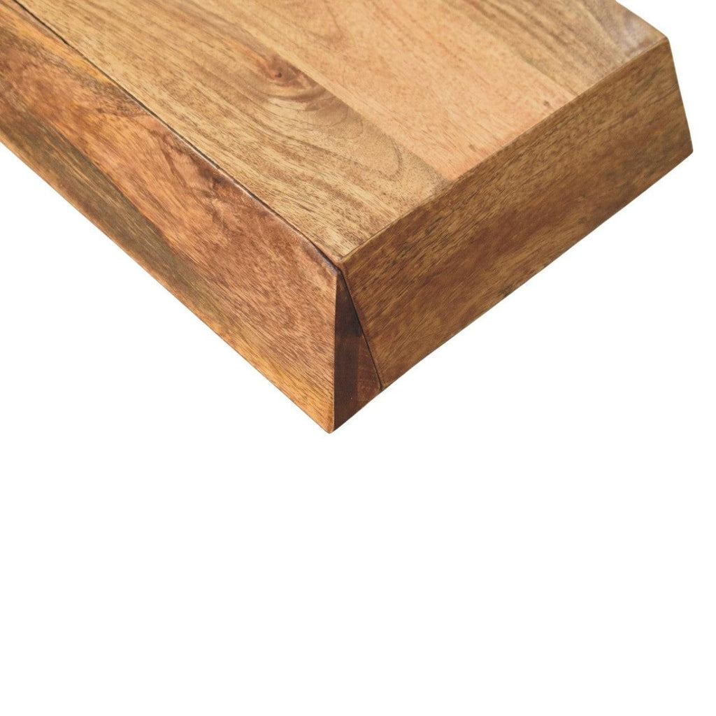 Wall-Mounted Bedside Solid Wood - Artisan Furniture Prisma.