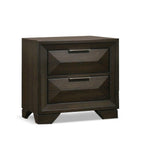 Espresso Finish 3PC Bedroom Set with King Bed & Nightstands.