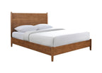 Mid-Century Modern Walnut Bedroom Set Queen Size with Nightstands.