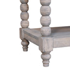 Solid Wood Barclay Side Table with Acid Wash Finish.