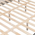 Solid Wood King Bed with Heavy Duty Support.