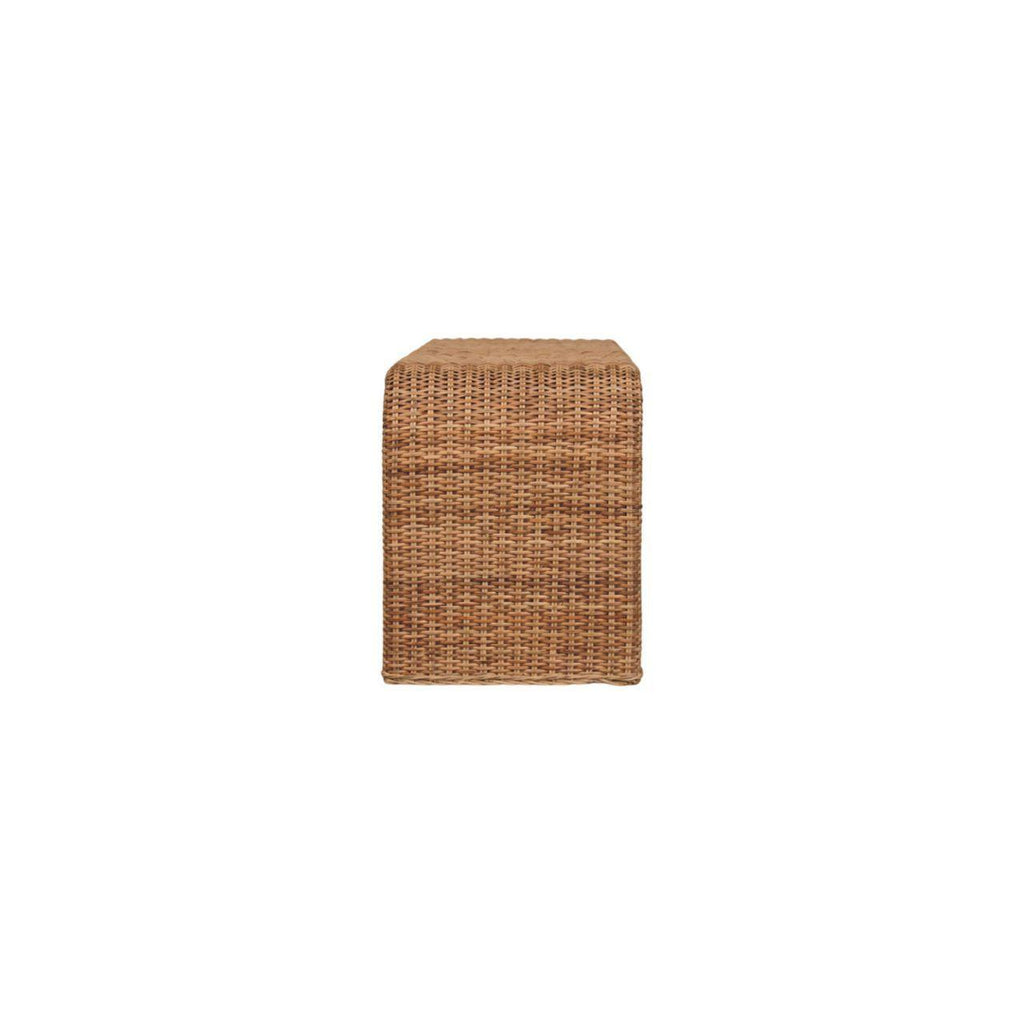 Rattan Weave Bench - Handmade Solid Wood Furniture.