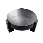 Round Coffee Table with Hidden Storage for Small Spaces.