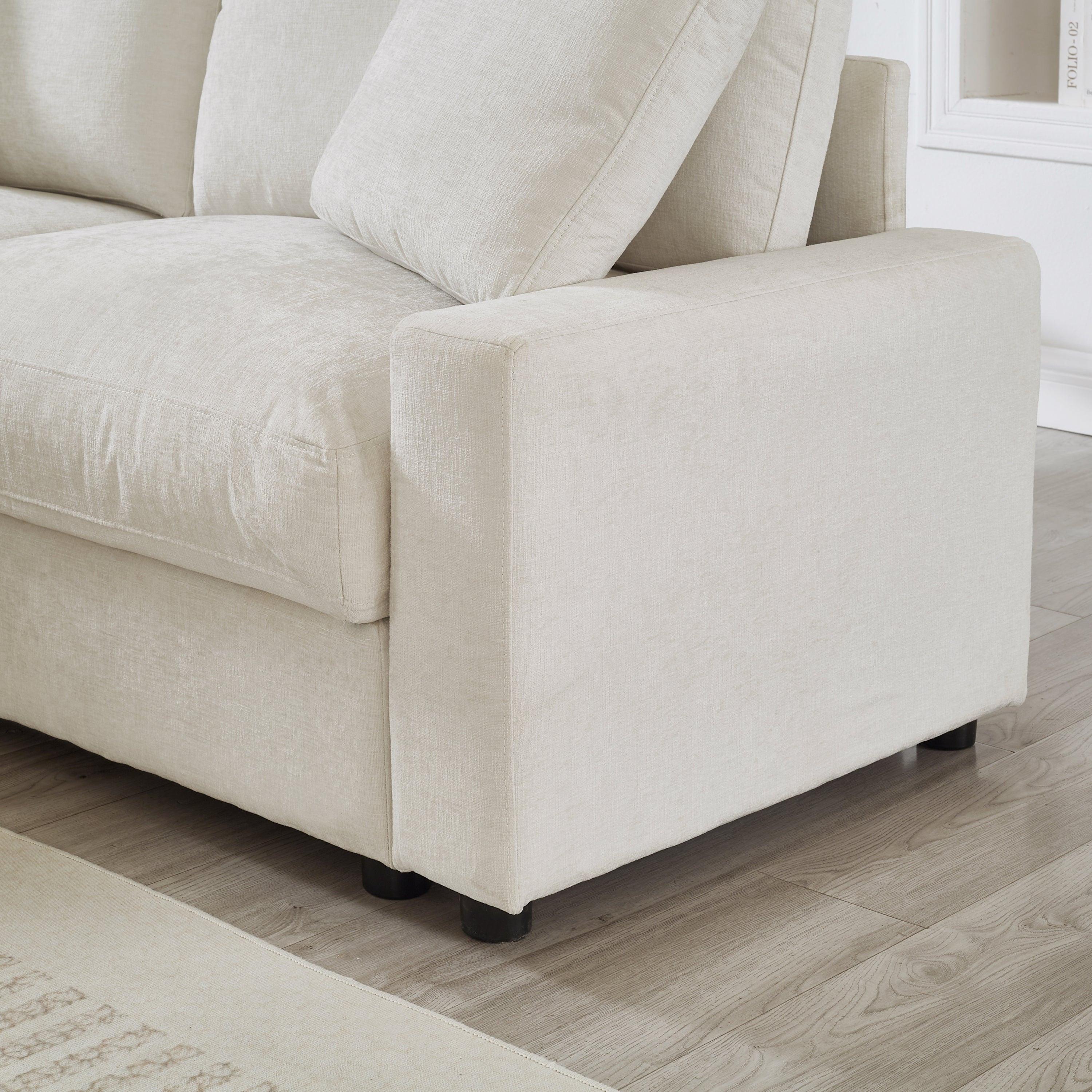 Modular Sectional Sofa with Storage for Living Room.