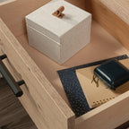 Night Stand, Brown finish.
