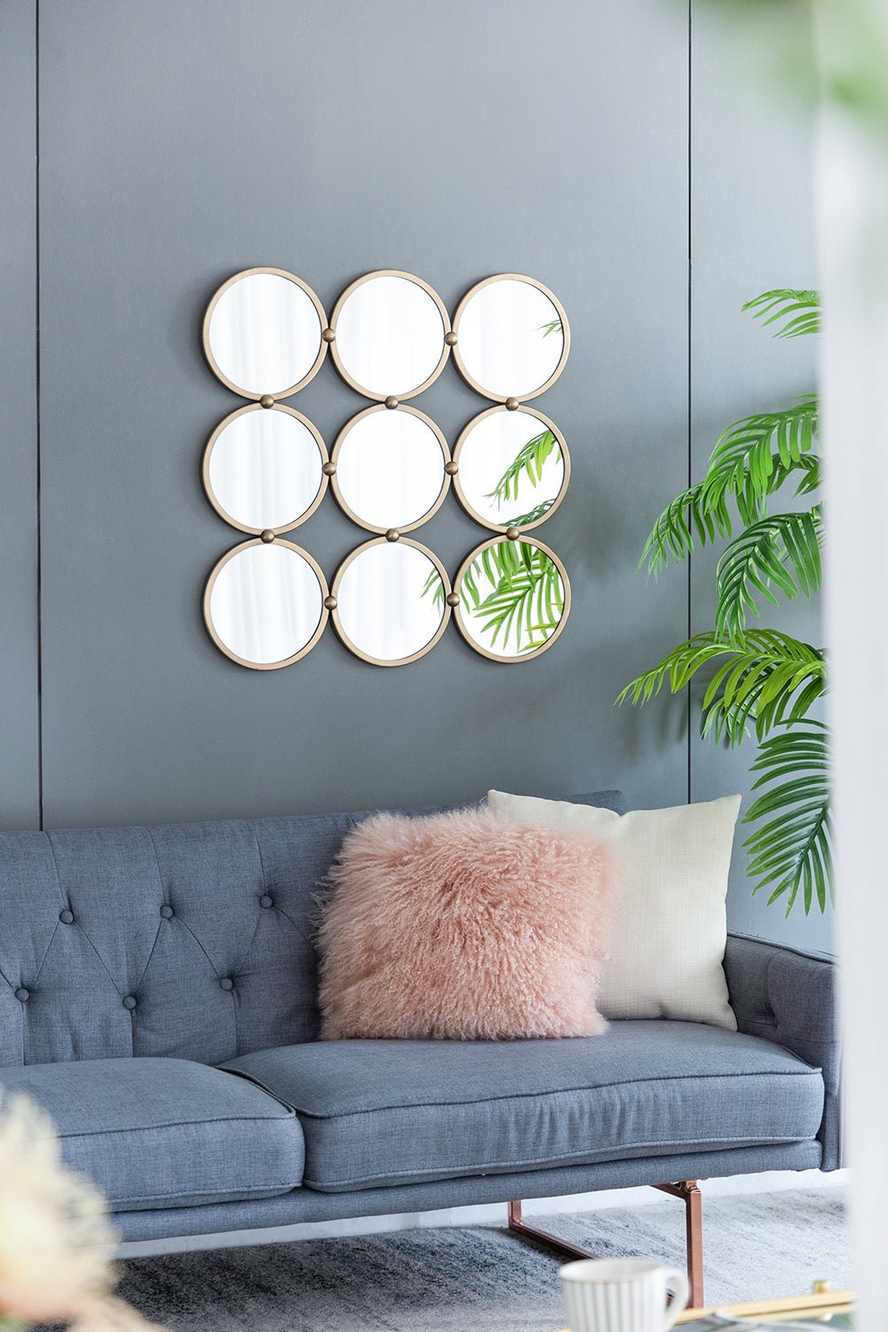 27.2" in Contemporary Decorative Mirror with Mininalist Style for Bedroom,Liveroom & Entryway - Groovy Boardz