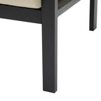 27.7'' Modern Outdoor Lounge Chair with Aluminum Frame, Weather-Resistant Cushions, Sleek Design, Perfect for Patio, Garden, or Balcony