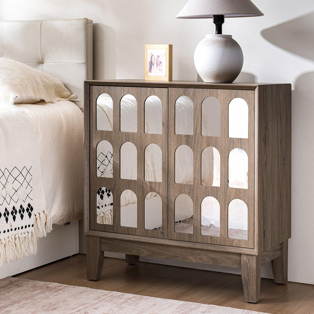 Mid Century Modern Sideboard Buffet with Storage.
