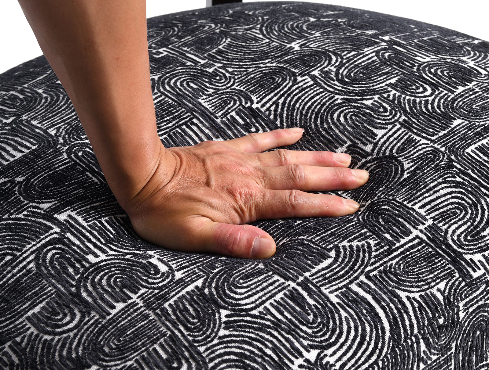 Black Finish 1pc Accent Chair Armless Design And Angled design Tapered Legs Primary Living Room Accent Chair