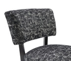 Black Finish 1pc Accent Chair Armless Design And Angled design Tapered Legs Primary Living Room Accent Chair