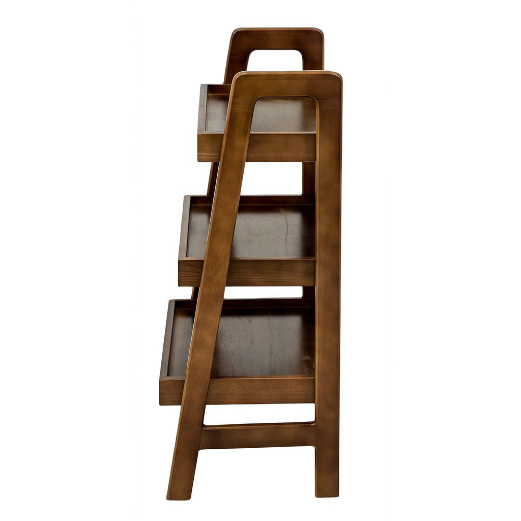 3 Tier Solid Wood Ladder Shelf for Home & Office.