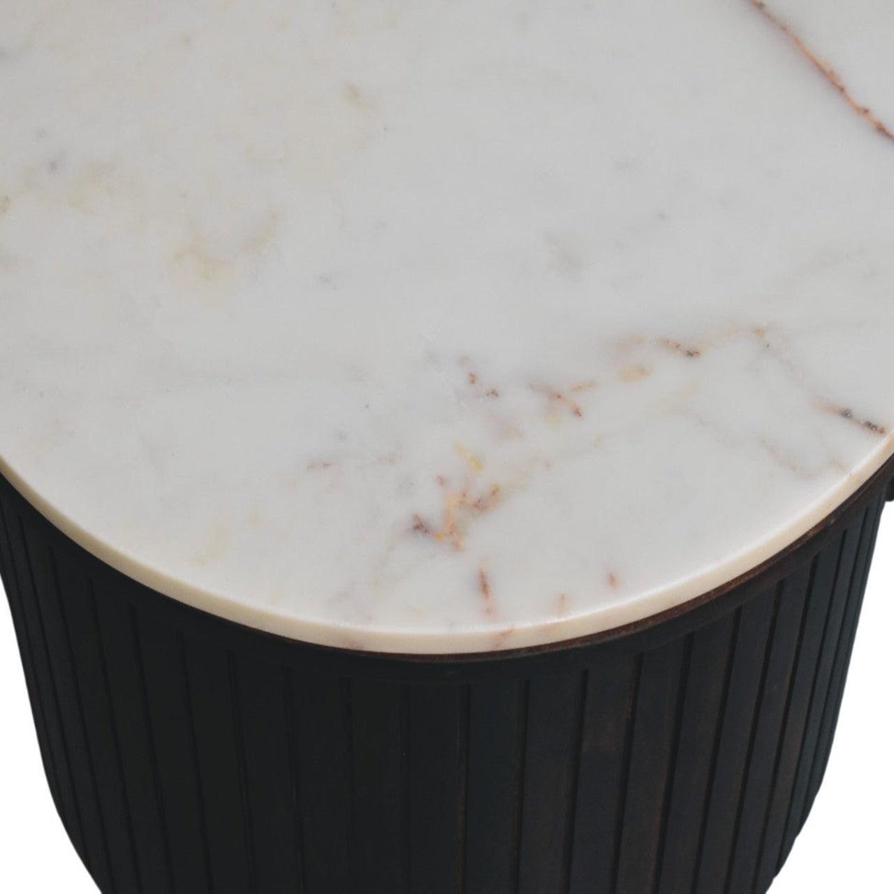 Solid Wood Coffee Table - Artisan Furniture Verona Marble.
