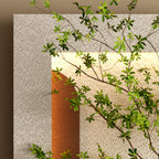 LED Wall Decor with 3-Color LED and Plants.