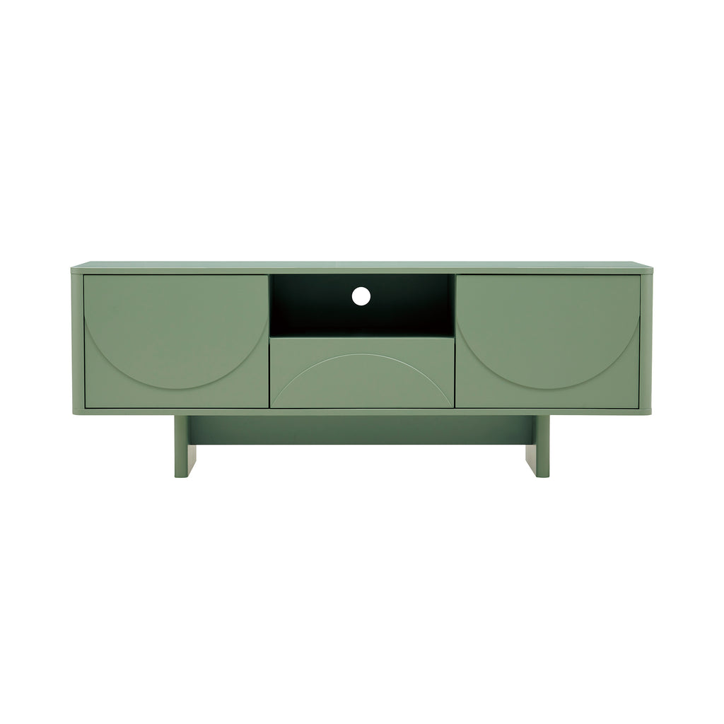 Ella 59' TV Stand in Sage Green