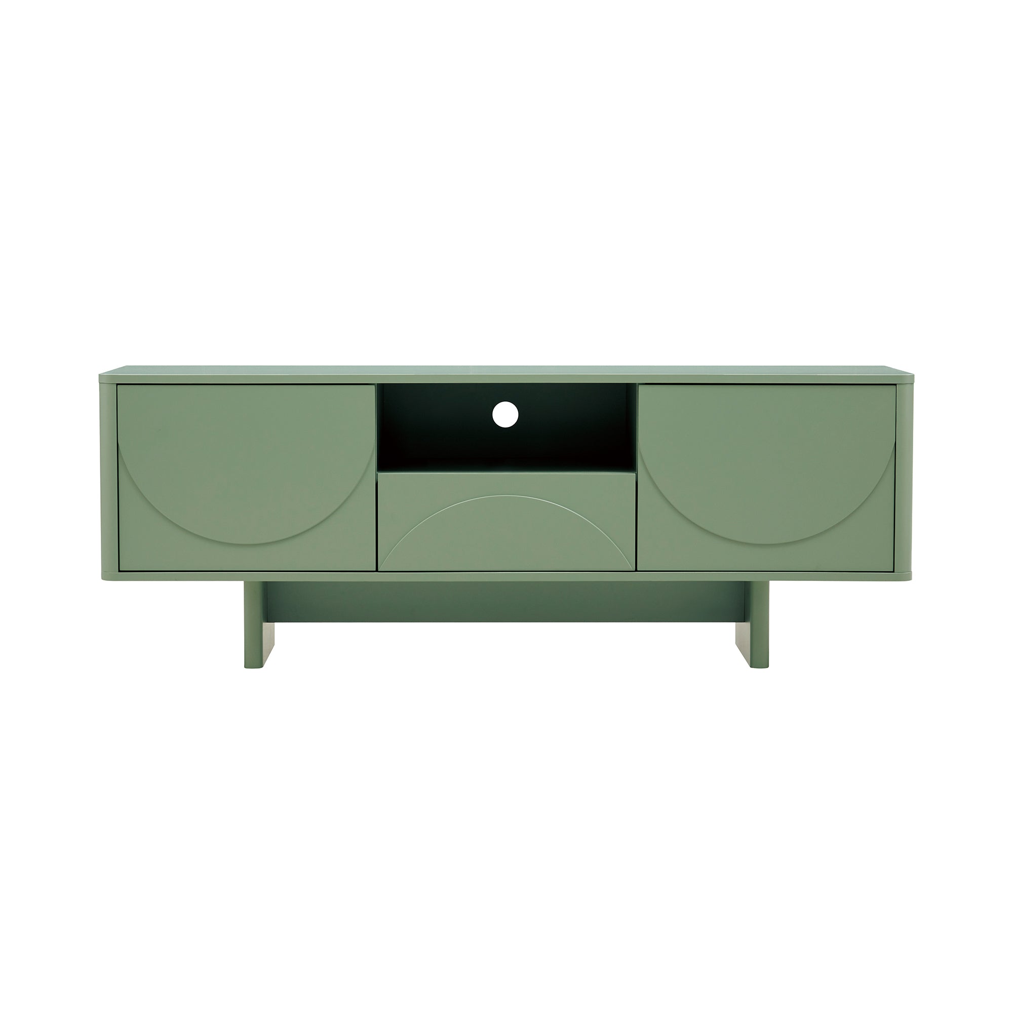 Ella 59' TV Stand in Sage Green