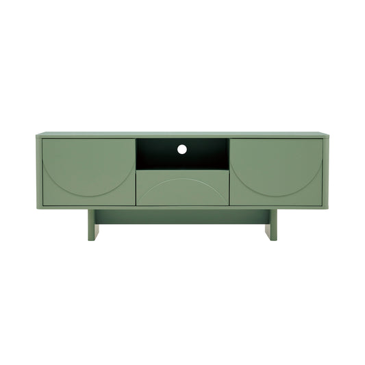 Ella 59' TV Stand in Sage Green
