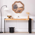 Rustic Industrial Console Table for Entryway & Living Rooms.