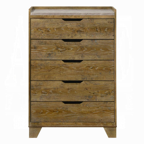 Transitional Style Brown Bedroom Storage Chest.