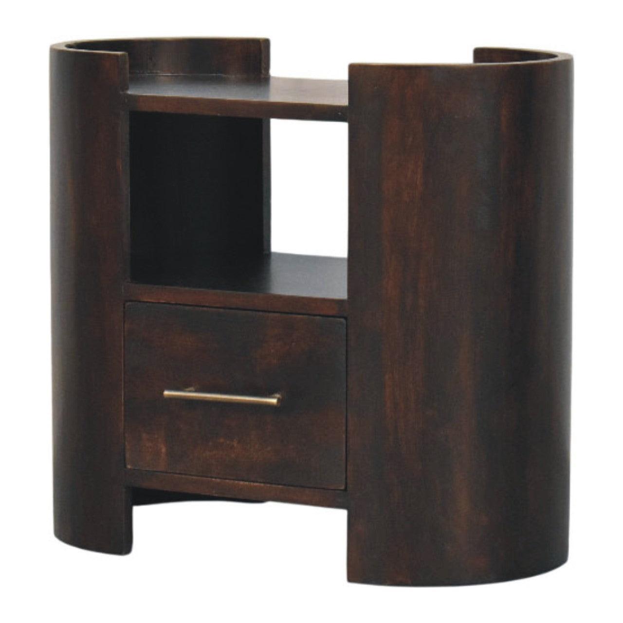 Mango Wood Bedside Table - Artisan Furniture Valencia.