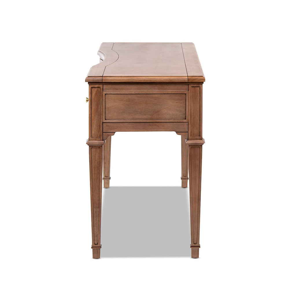 Dauphin 55' Executive Desk Rubber Wood with 3 Drawers.