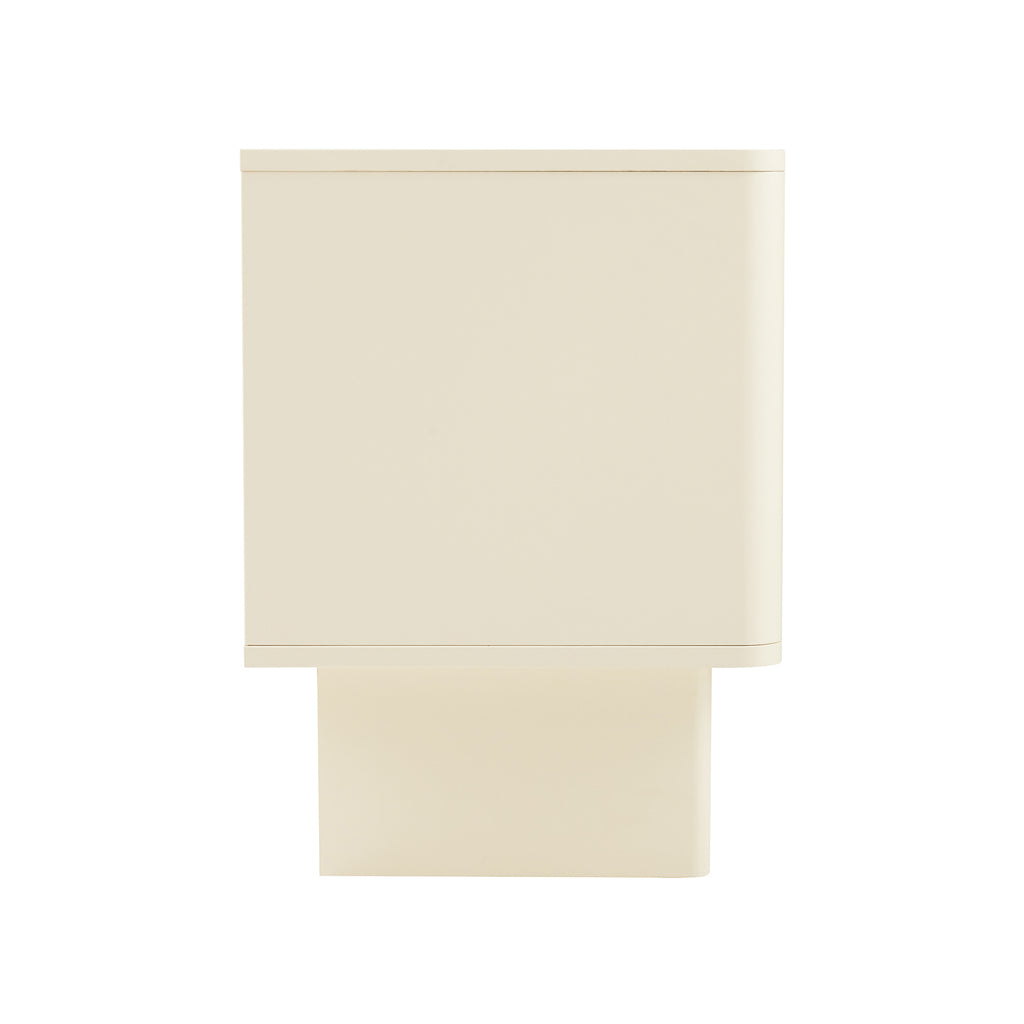Ella 20' Nightstand in Cream (1-Drawer)