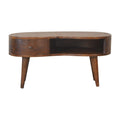 Chestnut Wave Coffee Table.