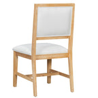 Rustic Farmhouse Dining Table Set with Upholstered Chairs.