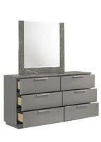 Elara Dresser with Two-Tone Finish and Ample Storage.