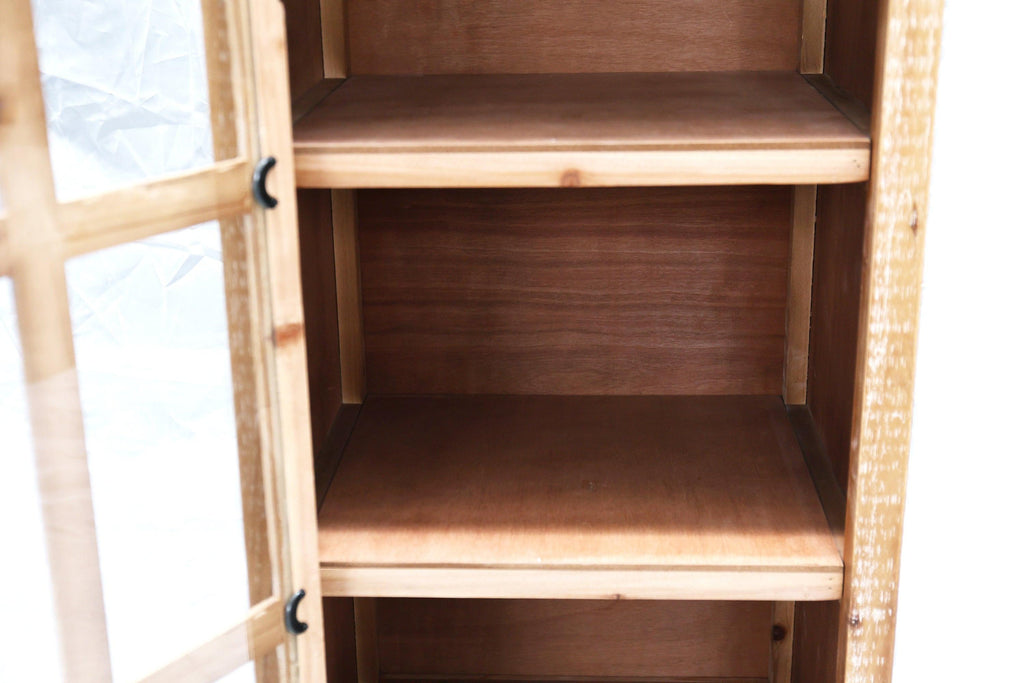 Rustic Wooden Storage Cabinet for Living Room & Bedroom.