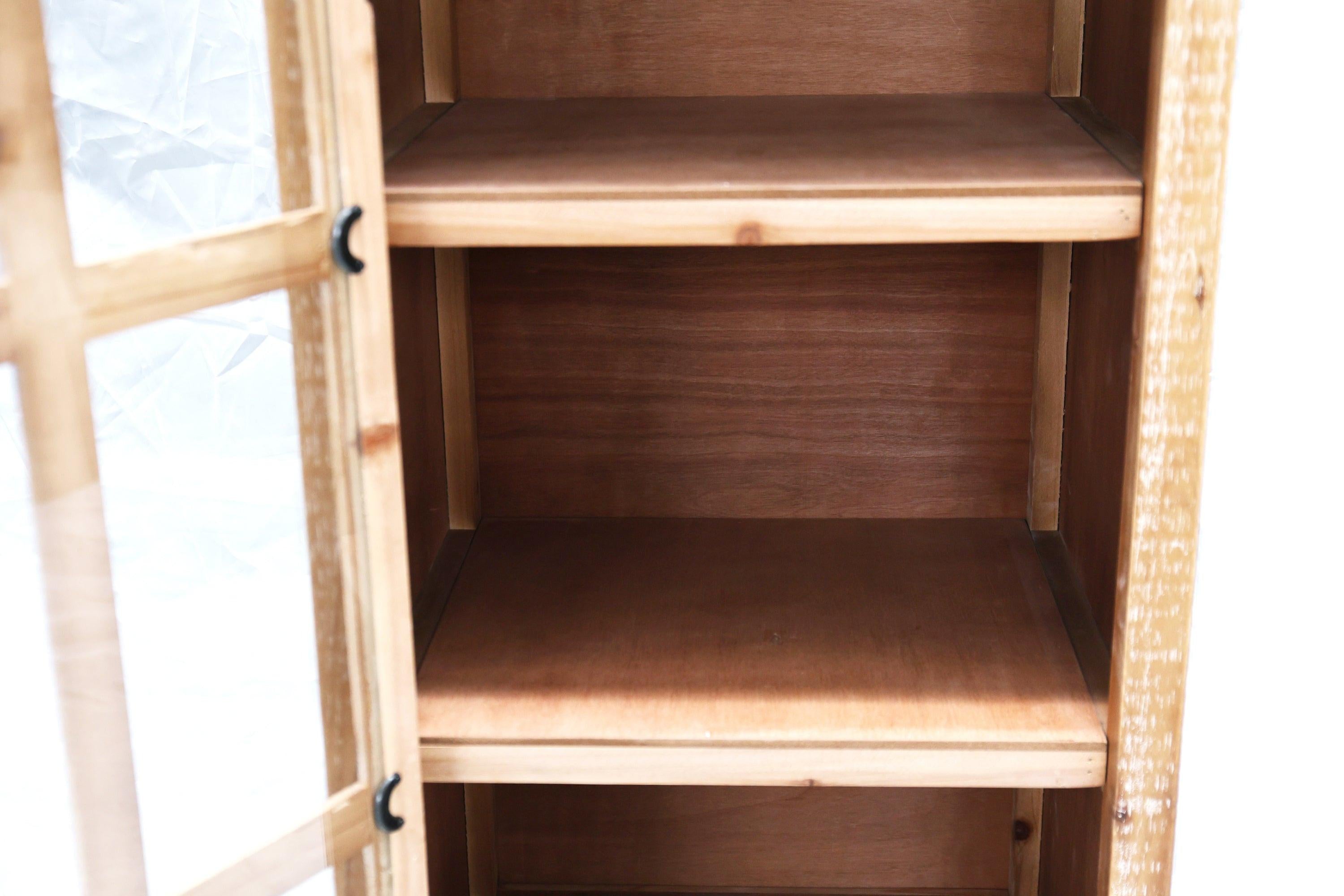 Rustic Wooden Storage Cabinet for Living Room & Bedroom.