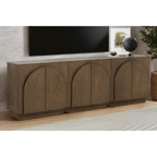 Mid-Century Modern Sideboard Cabinet for Living Room Storage.